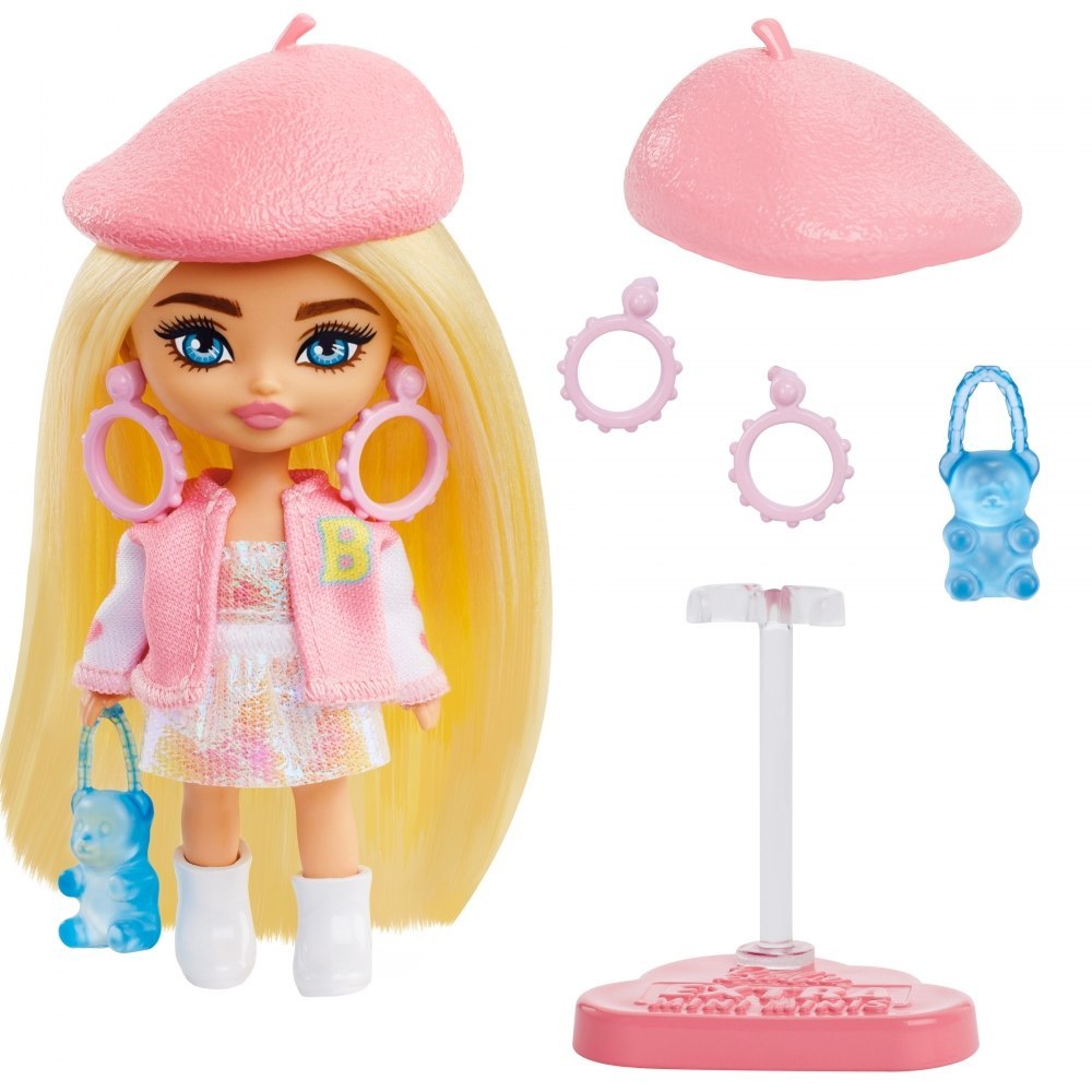 BRB EXTRA MINI MINIS DOLL 8CM AST HLN44 WB4 MATTEL